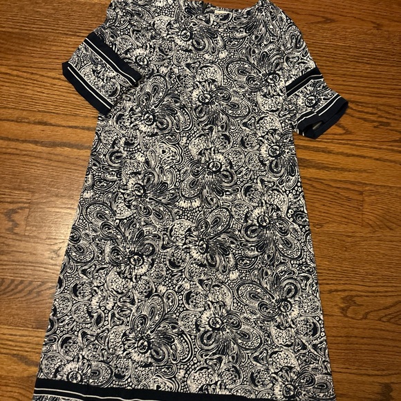 Michael Kors Kids Dress - Black and White Floral - Picture 1 of 2